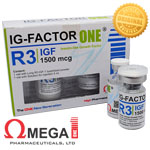 IG-Factor ONE  1500 mcg. R3 IGF-1 Factor de Crecimiento. Omega ONE