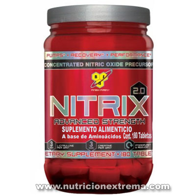 Nitrix 90 tabs ms nutrientes y oxgeno a tus msculos. BSN - Creatina e Incrementador de xido nitrico.