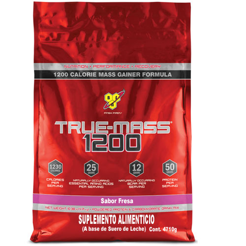 True-Mass 1200 10 libras - Ganancias de masa muscular limpias de grasa. BSN