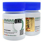 Anavar ONE  20 Oxandrolona Premium 20 mg - Omega 1 Pharma - La Oxandrolona es la mas usada en ciclos de corte y definicin
