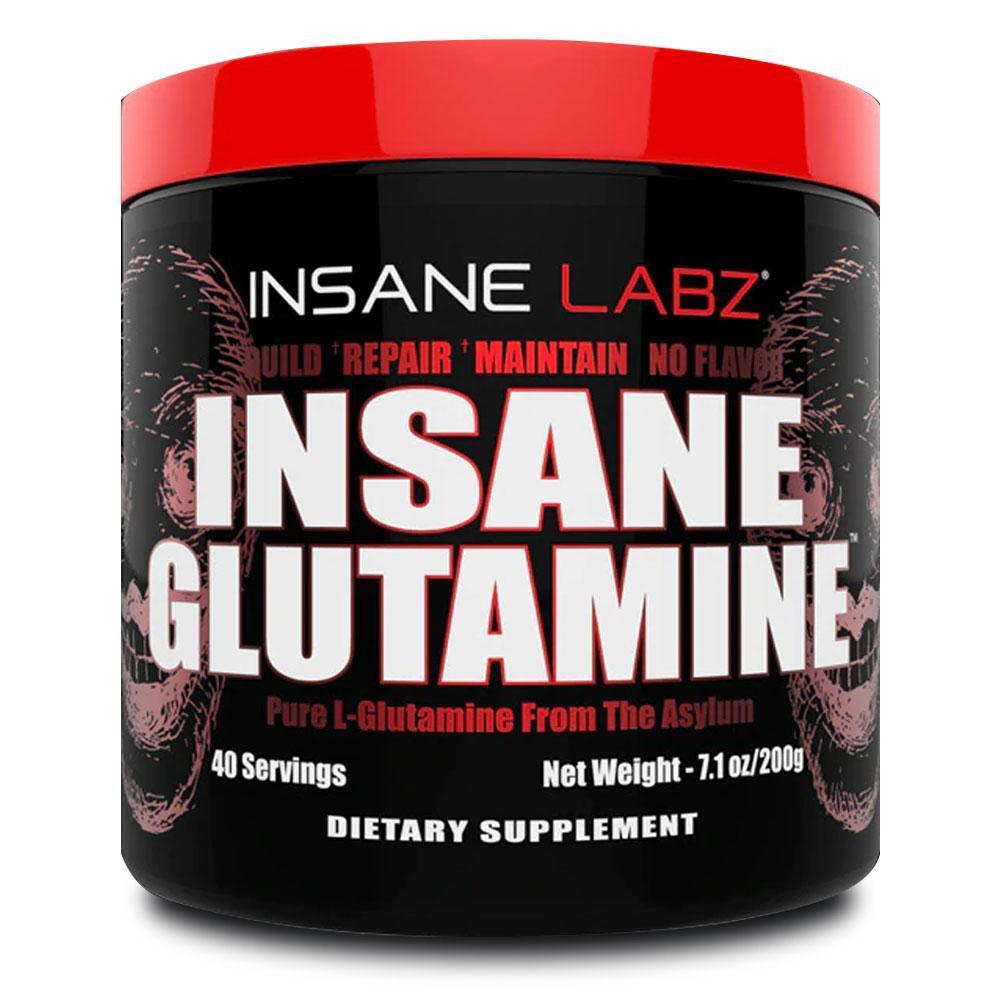GLUTAMINE-InsaneLabz Aumenta la recuperacin de Msculo del entrenamiento - Te ofrece una potente dosis  de 5 gr de L-Glutamine, ayuda a que tu cuerpo se recupere ms rpido que nunca. 