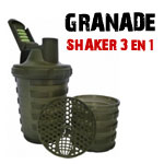 Grenade Shaker - Shaker 3 en 1 - Shaker con un Gran Diseo Innovador que es 3 en 1