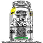 PLATINUM ISO-ZERO 2 LBS - cero grasa, cero carbos y cero azucar. Muscletech