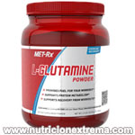 L-Glutamine Powder - aumento de fuerza, resistencia y masa muscular. Met-RX - Favorece la regeneracin de las fibras musculares, promoviendo su desarrollo. 