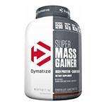 Super Mass Gainer 6 Lbs. Ganador de Masa muscular con bcaa y glutamina. Dymatize