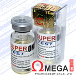 Super Test ONE 400 - Testosterona 400 mg x 10 ml. Omega 1 Pharma