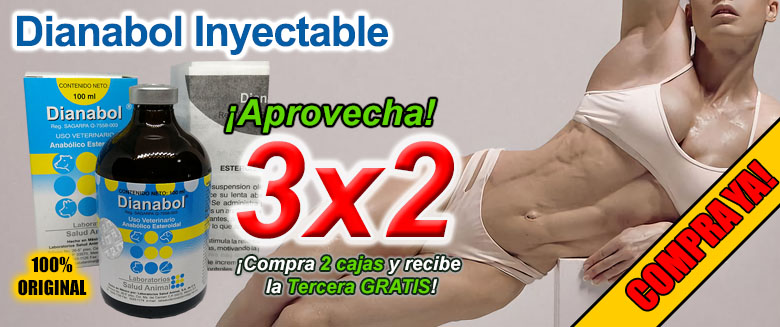 Dianabol Inyectable 100 ml al 3x2!