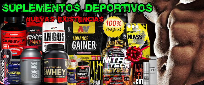 Suplementos Alimenticios - Proteinas, Oxido, Quemadores y mas!