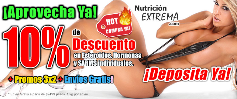 10% de Descuento en Esteroides, Hormonas y SARMS