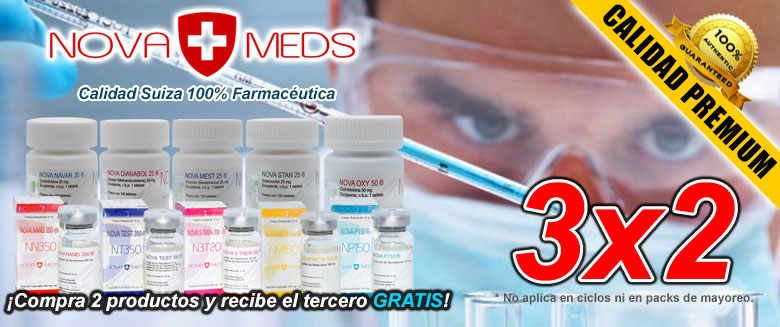 Nova Meds - Farmacutica Suiza al 3x2!