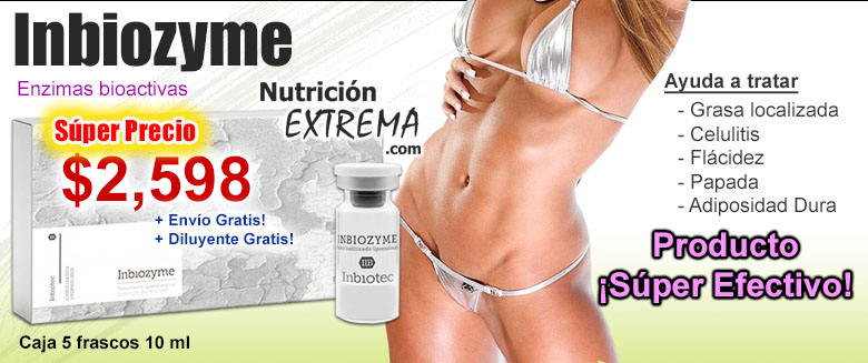 Inbiozyme! Enzimas bioactivas para eliminar grasa!!