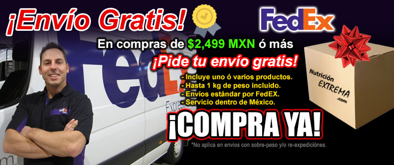 Envos Gratis en compras de $2499 mxn hasta 1 kg!