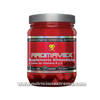 Aromavex 90 caps. Aumentador Hormona Crecimiento. BSN - Soporte hormonal til que permite al cuerpo una transicin a su estado normal.