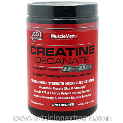 Creatine Decanate - Aumenta la fuerza muscular y el tamao. MuscleMeds