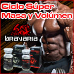 Ciclo Super Masa y Volumen. Bravaria Labs - Incrementa la masa muscular y fuerza en 8 semanas. 