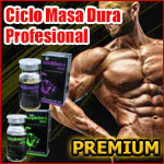 Ciclo Masa Dura Profesional. PREMIUM - Combinacion de esteroides para un avanzado. Incremeta la masa muscular con excelente calidad.
