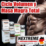 Ciclo Volumen y Masa Magra Total. Nextreme LTD - Ciclo solo para aquellos que buscan crecer de volumen y masa muscular.