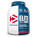 Elite 100% Whey Protein Isolate - Proteina baja en carbohidratos y grasas. Dymatize