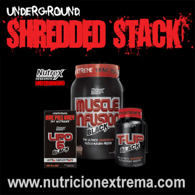 Shredded Stack - Ciclo de Definición Muscular. - Consigue un rayado inigualable con etse stack de Nutrex