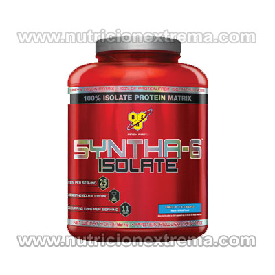 Syntha-6 ISOLATE 4 lbs BSN Proteina Isolatada Ultra-premium - SYNTHA-6 ISOLATE es la nueva protena de aislado de suero de protena de BSN. Prueba ya la nueva frmula de Syntha-6!