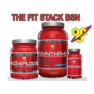 The Fit Stack. - Una combinacin nica de suplementos BSN  que se unen para hacer frente a sus objetivos de fitness