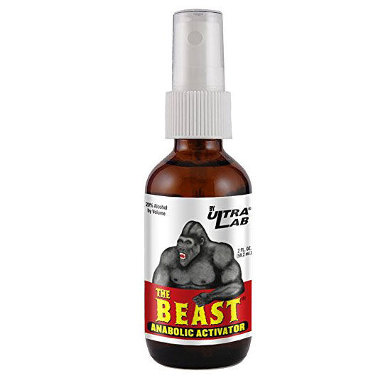 The Beast Anabolic Activator - Aumenta Masa Muscular y Fuerza! - Anabolizante Homeopatico Natural para incrementar Musculo y Fuerza