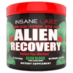 Alien Recovery - Recuperador Extremo con BCAAs 2:1:1. Insane Labz - Alien Recovery, No hay una mejor explosin en recuperacin en tu sangre que la combinacin de este producto.