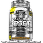 100% CASEIN 4LBS. ESSENTIALS SERIES PLATINUM. MUSCLETECH - Platinum 100% casena proporciona 24g de la forma ms pura de protena de la casena