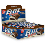 Elite Gourmet Protein Bar - 12 Barras con 32gr de Proteina. Dymatize - Las mejor proteina ahora en barritas con 32g.