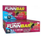 FUNNBAR - Cuadritos con 15 g de Prote�na. BPI Sports - La manera m�s practica de comer prote�na en barra!