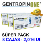 Gentropin ONE Pack Especial Hormona de Crecimiento 2,016 U.I - Hormona de Crecimiento Humana 2016 Unidades