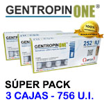 Gentropin ONE Pack Especial Hormona de Crecimiento 756 U.I 