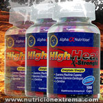 Higt Heat X -Strenght - Todas las formulas de termogenicos en un solo producto. Alpha Nutrition - Acelera el metabolismo, quema las grasas.