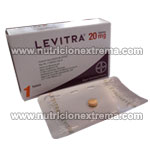LEVITRA 1 tabletas 20 mg - Vardenafil - Bayer - Levitra se utiliza para tratar a varones adultos que sufren de disfunción eréctil o impotencia