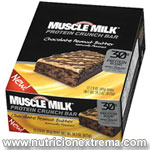 Muscle Milk Protein Crunch Bars - 12 barras con 30g de proteina. Cytosport - �Nuevo! Sabor natural Muscle Milk Protein Crunch Bars �