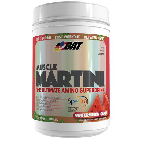 Muscle Martini 60 Serv Recuperador Post-entrenamiento. Evita catabolismo. GAT - diseada para aquellos deportistas que quieren ganar masa muscular libre de grasa