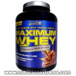 Maximum Whey - Una megadosis de 25gr de Proteina de acción rápida. MHP - MAXIMUM WHEY le ayuda a tomar la construcción de músculo a otro nivel 