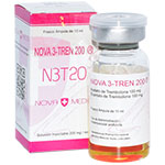 Nova 3-Tren 200 - Acetato y Enantato de Trenbolona 200 mg. Nova Meds