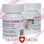 Nova Femme 20 - Mix de Oxandrolona + Winstrol hecho para Mujeres! Nova Meds