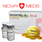 Novatrope 50 UI. Hormona de Crecimiento Suiza - Somatropina 16,7 mg. Nova Meds