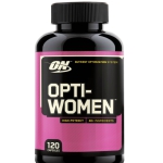 Opti-women - nutrientes que el organismo de un mujer necesita para mantener, reforzar y proteger su salud. ON - complejo multivitamnico que proporciona el balance perfecto de vitaminas, minerales, antioxidantes, extractos y hierbas para suplementar la dieta y el entrenamiento de la mujer.