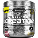 Platinum 100% Creatine 400 g - Creatina monohidrato micronizada de alta calidad y pureza. Muscletech - Incrementa considerablemente tu fuerza y poder con esta creatina de excelente calidad!