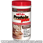 Protein Plus 2 lbs. Proteina de rapida y lenta absorcion.  Met-Rx - Cada porcin de alto valor proteico mejorado, ofrece un ratio de 5:1 de protena de carbohidratos