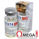 Test4 ONE - Mezcla Testosteronas - Sustanon 350 mg. Omega 1 Pharma