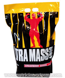 Ultra Mass - El nico con 90 gramos de protenas por porcin. Universal Nutrition - El nico con 90 gramos de protenas por porcin. 