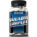Vanadyl Complex 120 Caps Dymatize Chronium - Se ha demostrado que el vanadilo aumenta eficazmente la sensibilidad a la insulina