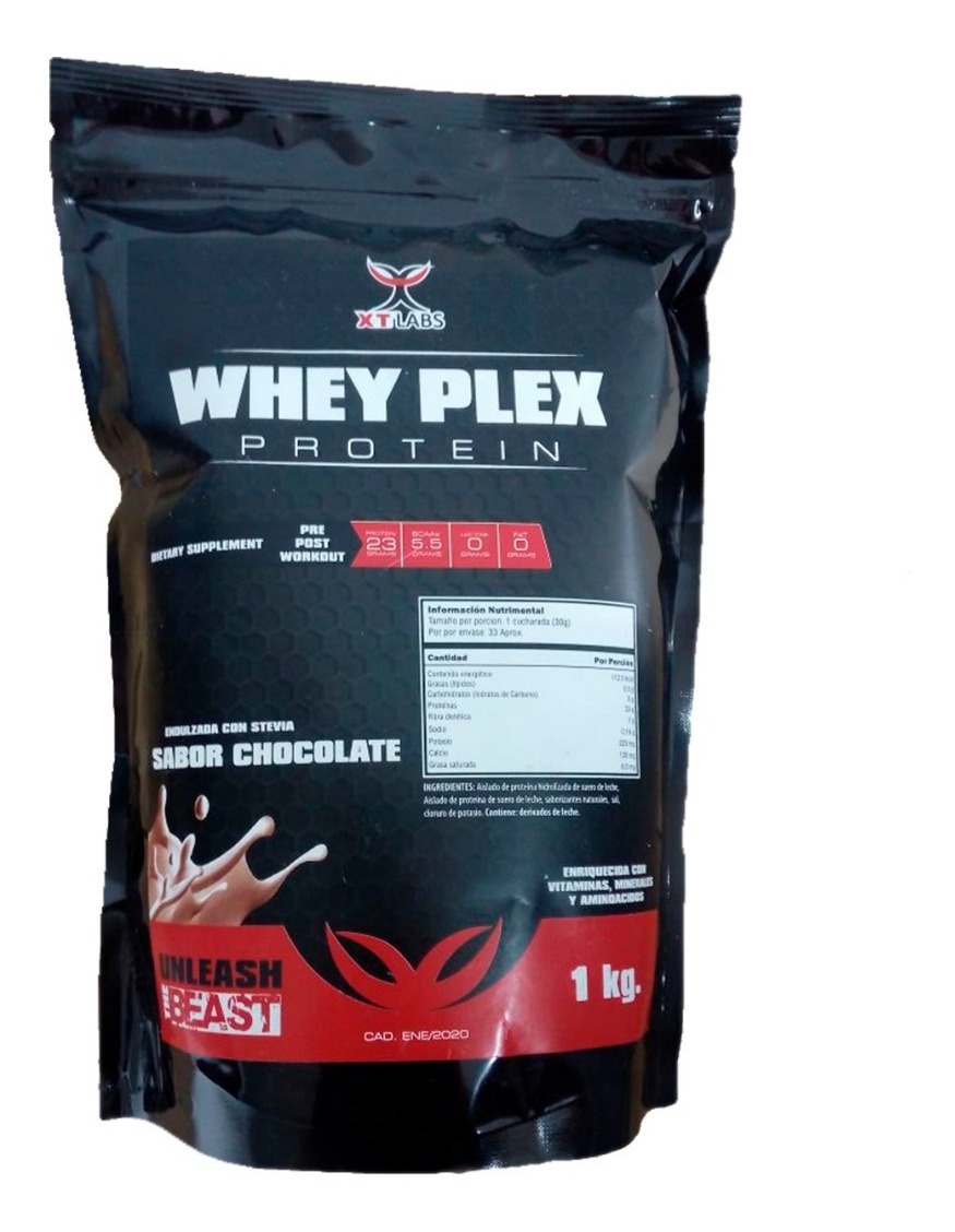 Whey Plex - Preotina XT-Labs de súper calidad biológica - suplemento de proteínas obtenido a base de aislado de suero de leche